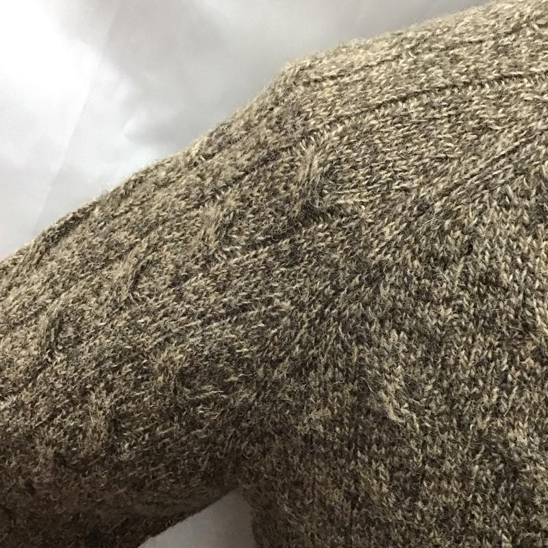 エルエルビーン L.L.Bean ニット、セーター 長袖 長袖ニットカットソー ニット セーター クルーネックニット S  茶 / ブラウン /  メンズ USED 古着 中古 10111464