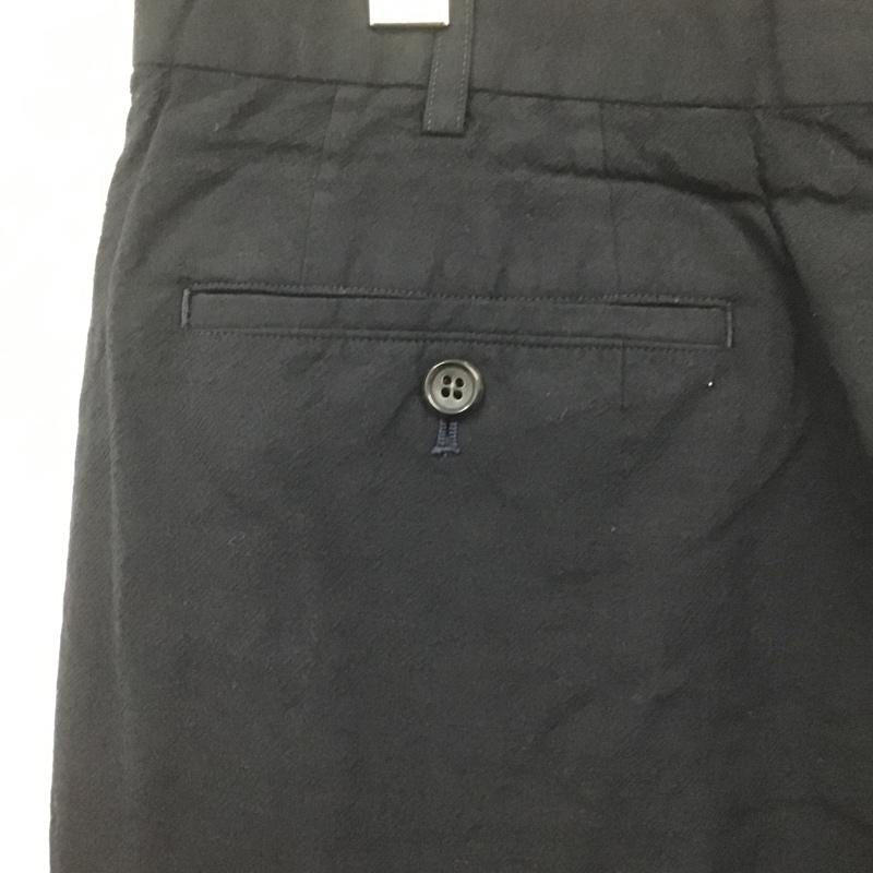 コムデギャルソンオムドゥ COMME des GARCONS HOMME DEUX パンツ スラックス スラックス ワイドパンツ カジュアルパンツ 90s L 無地 紺 / ネイビー /  メンズ USED 古着 中古 10105782