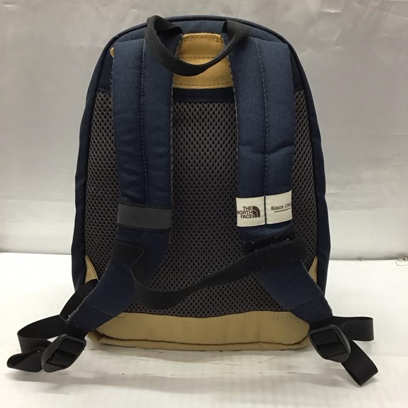 ザノースフェイス THE NORTH FACE バッグ バッグ NMJ71752 バークレーミニ リュック デイパックバッグパック キッズ ロゴ、文字 紺 / ネイビー / X ベージュ / ベージュ /  ボーイズ USED 古着 中古 10117909