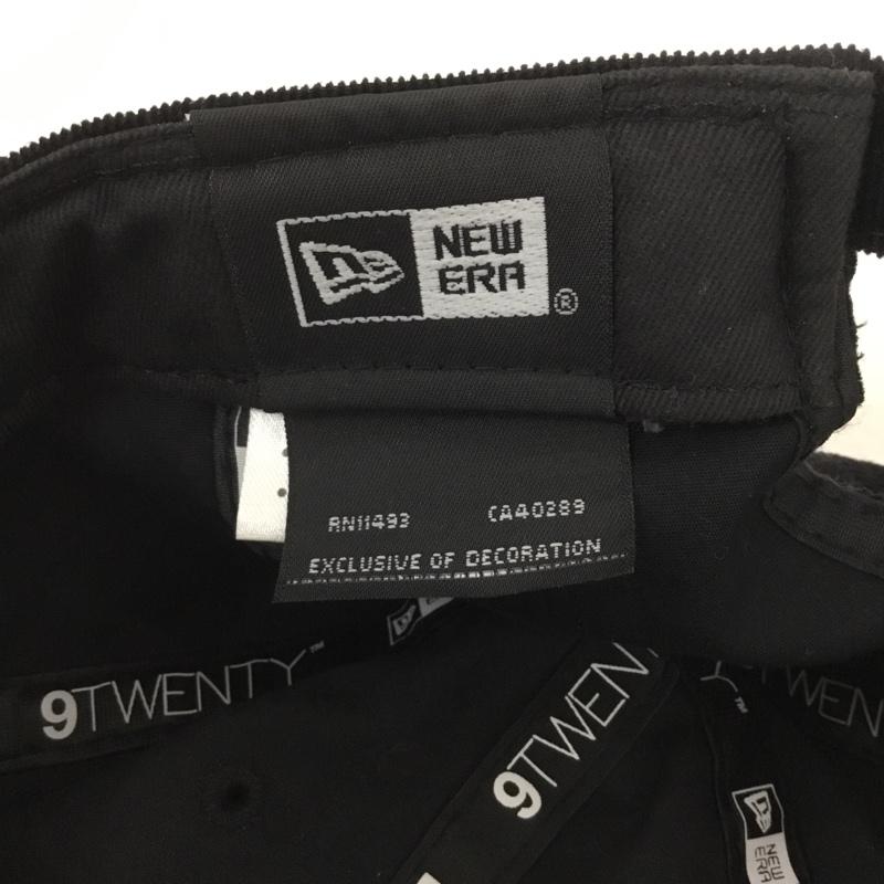 ニューエラ NEW ERA 帽子 キャップ NY ニューヨークヤンキース 9TWENTY コーデュロイ ロゴ、文字 黒 / ブラック /  メンズ USED 古着 中古 10129583