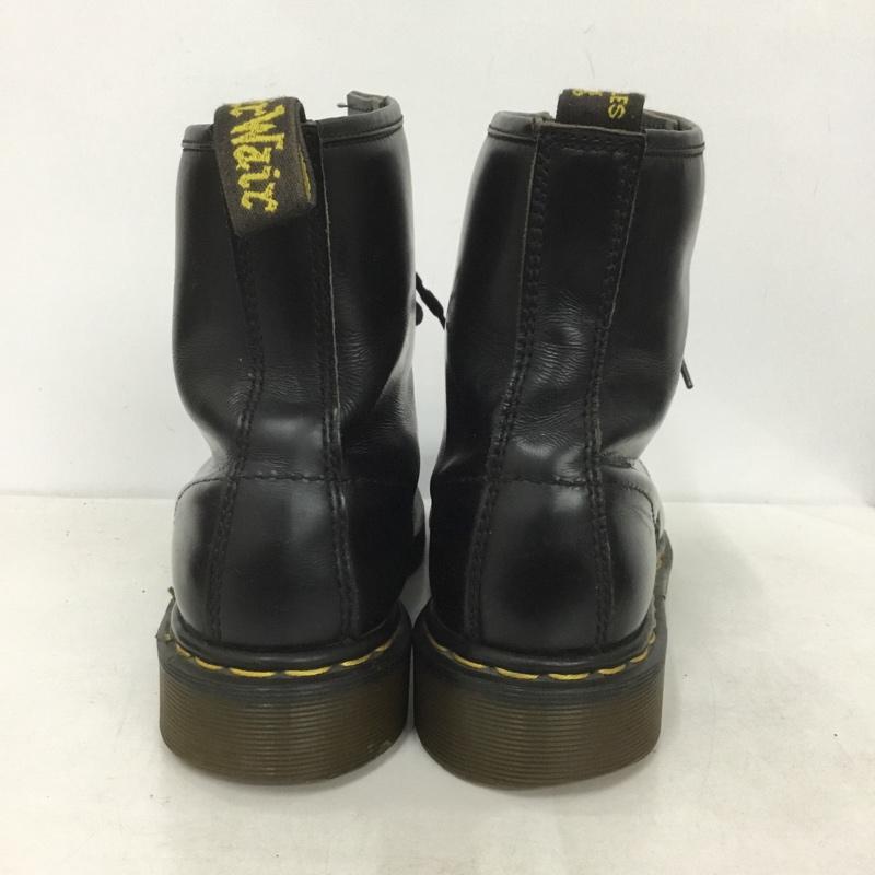 ドクターマーチン Dr.Martens ブーツ ショートブーツ 1460 8 ホールブーツ 7.5 イングランド製 無地 黒 / ブラック /  メンズ USED 古着 中古 10141577