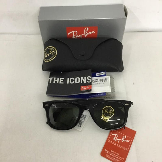 レイバン Ray-Ban めがね・サングラス サングラス RB2140-F WAYFARER カラーレンズ ケース付き ロゴ、文字 黒 / ブラック /  メンズ USED 古着 中古 10129412
