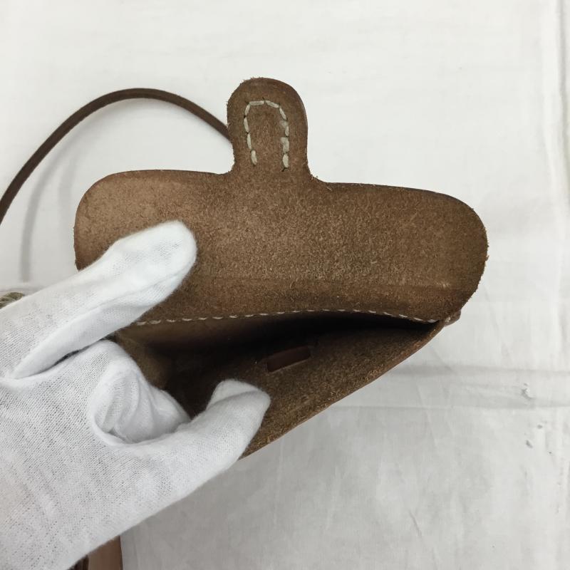 ユーズドクロージング used clothes 財布 二つ折り 黒羽 無地 茶 / ブラウン /  メンズ USED 古着 中古 10136218