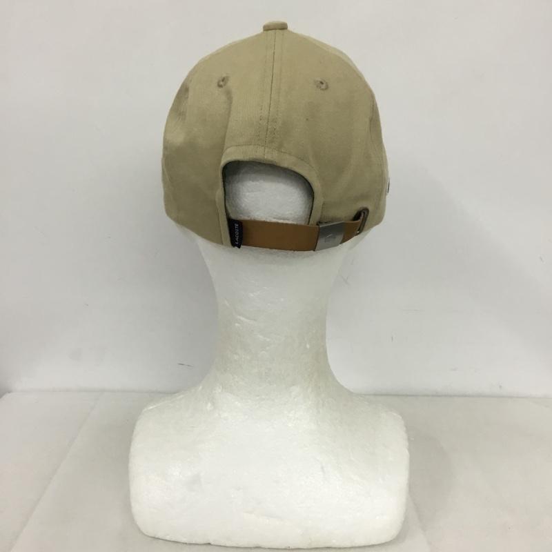 ラコステ LACOSTE 帽子 キャップ L1229-22000 コットン ワニ ワンポイント ベージュ / ベージュ /  メンズ USED 古着 中古 10141071