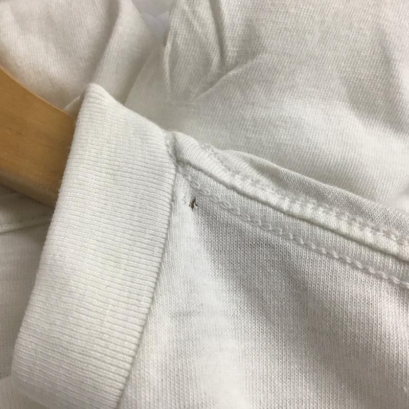 シャンブルズ Shambles カットソー 長袖 長袖カットソー プリントカットソー クルーネック ナンバーナイン S 無地 白 / ホワイト /  メンズ USED 古着 中古 10137044