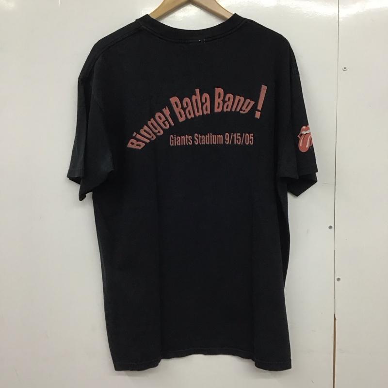 古着 USED Tシャツ 半袖 半袖カットソー プリントTシャツ rollingstones 2005年 biggerbadabang L ロゴ、文字 ダークグレー / ダークグレー /  メンズ USED 古着 中古 10149122
