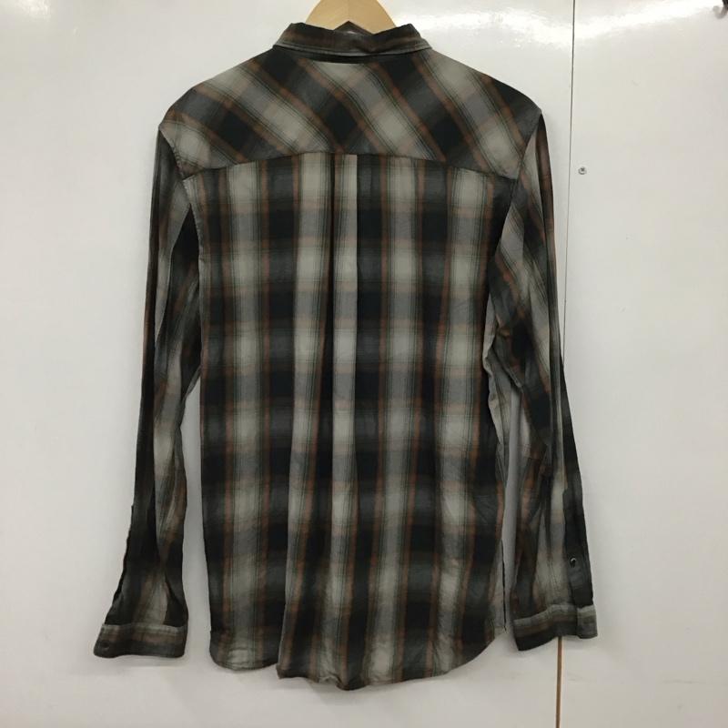 ユニクロ UNIQLO シャツ、ブラウス 長袖 332-072012 アンダーカバー コラボチェックシャツ L チェック マルチカラー / マルチカラー /  メンズ USED 古着 中古 10141106