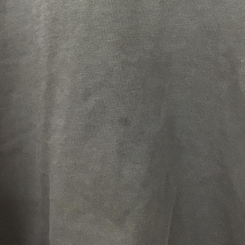 ザラ ZARA カットソー 長袖 長袖カットソー プリントカットソー クルーネック M 無地 灰 / グレー /  メンズ USED 古着 中古 10138740