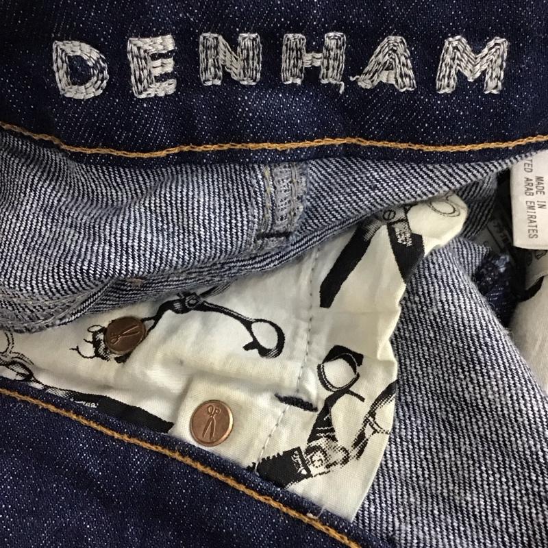 デンハム DENHAM パンツ デニム、ジーンズ MONROE GIRLFRIEND TAPERED FIT 02-17-01-11-014 無地 インディゴ / インディゴ /  レディース USED 古着 中古 10115100