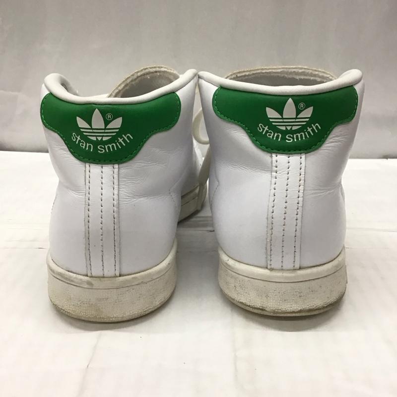 アディダス adidas スニーカー スニーカー S75028 STAN SMITH MID 23cm 23.0cm ロゴ、文字 白 / ホワイト / X 緑 / グリーン /  レディース USED 古着 中古 10118135