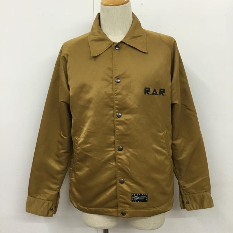 ラフアンドラゲッド ROUGH and RUGGED ジャケット、上着 ジャケット、ブレザー ナイロンジャケット カラージャケット アウター 2 ロゴ、文字 マスタード / マスタード /  メンズ USED 古着 中古 10109404