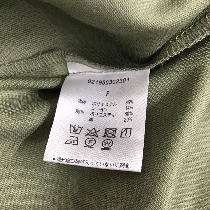 ダズリン dazzlin ワンピース ロングスカート 021950302301 フロントボタンマキシジャンスカ FREE  カーキ / カーキ /  メンズ USED 古着 中古 10105689
