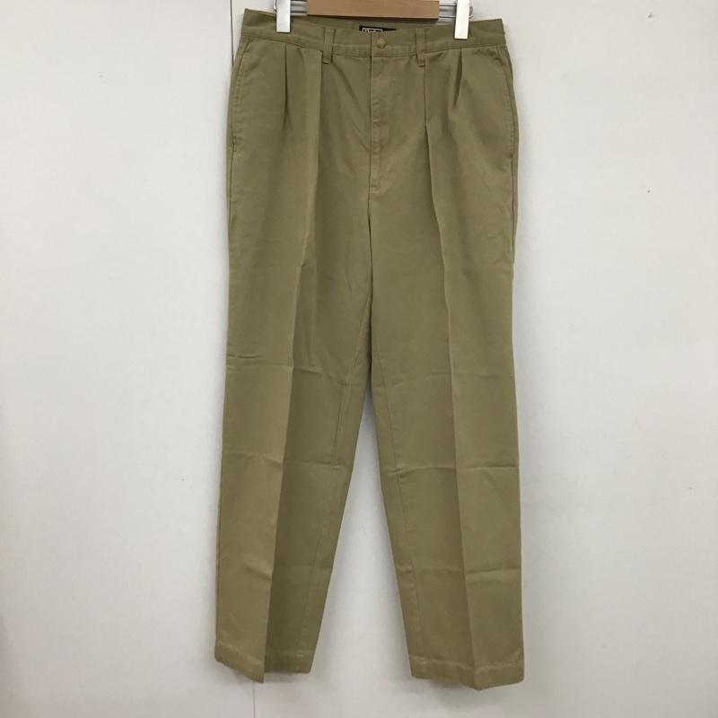 ポロバイラルフローレン Polo by RALPH LAUREN パンツ チノパン チノパン カジュアルパンツ ワイドパンツ ストレートパンツ 32インチ 無地 ベージュ / ベージュ /  メンズ USED 古着 中古 10112800