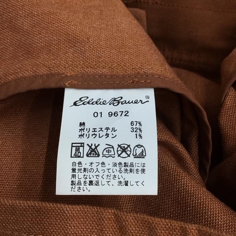 エディーバウアー Eddie Bauer ジャケット、上着 ジャンパー、ブルゾン 長袖ジャケット アウター 前ボタン カラージャケット L 無地 橙 / オレンジ /  メンズ USED 古着 中古 10147519