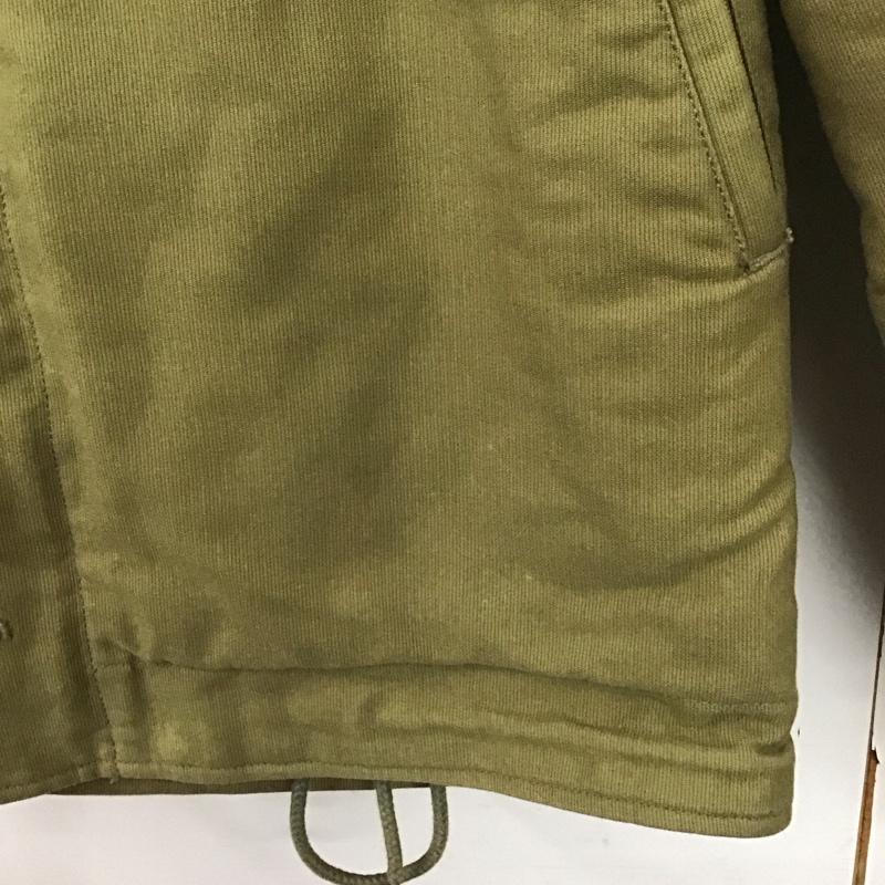 テーラートウヨウ TAILOR TOYO ジャケット、上着 ジャケット、ブレザー ミリタリージャケット 前ボタンジャケット スタンドネック S ロゴ、文字 カーキ / カーキ /  メンズ USED 古着 中古 10141392