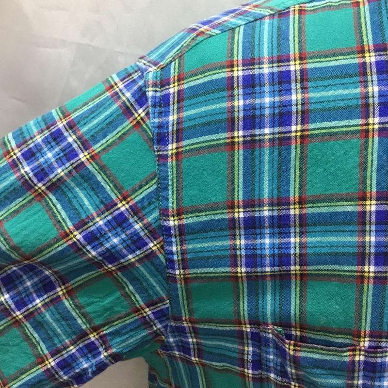 エクストララージ XLARGE シャツ、ブラウス 半袖 半袖シャツ カラーシャツ 半袖カットソー チェックシャツ L チェック マルチカラー / マルチカラー /  メンズ USED 古着 中古 10120309