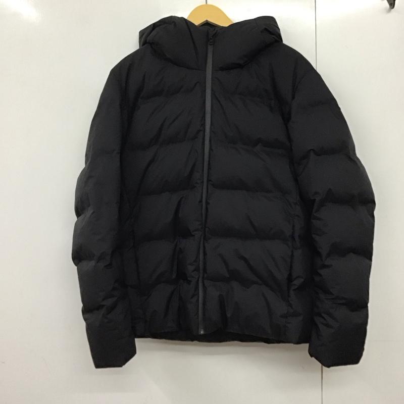 ユニクロ UNIQLO ジャケット、上着 ジャンパー、ブルゾン 311-409330 シームレスダウンジャケット アウター ジップアップダウンジャケット XL 無地 黒 / ブラック /  メンズ USED 古着 中古 10140904