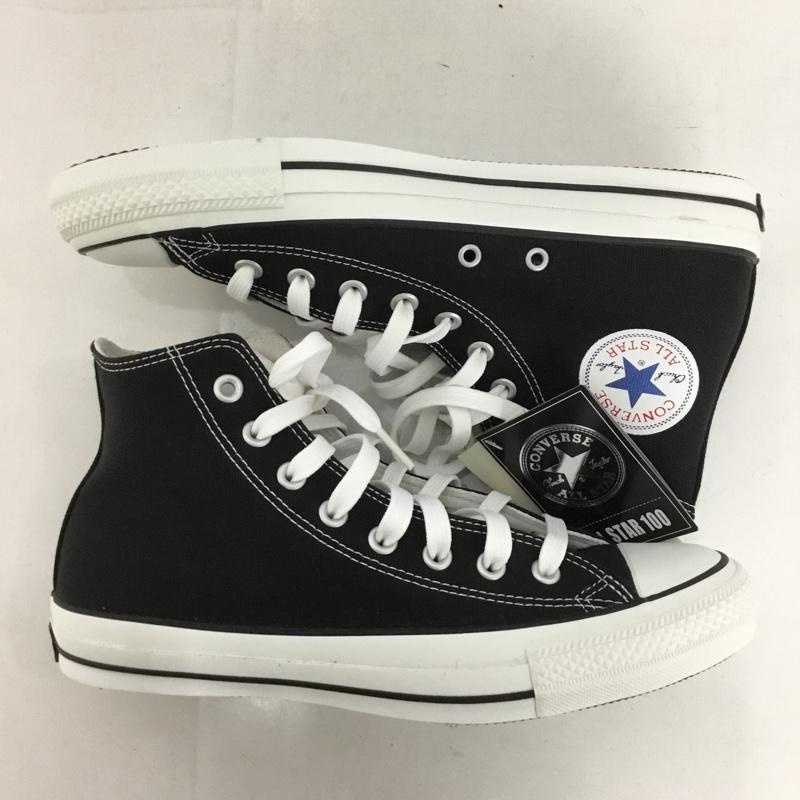 コンバース CONVERSE スニーカー スニーカー 1CK561 ALL STAR 100 COLORS HI 27cm 箱有 27.0cm ロゴ、文字 黒 / ブラック /  メンズ USED 古着 中古 10125082
