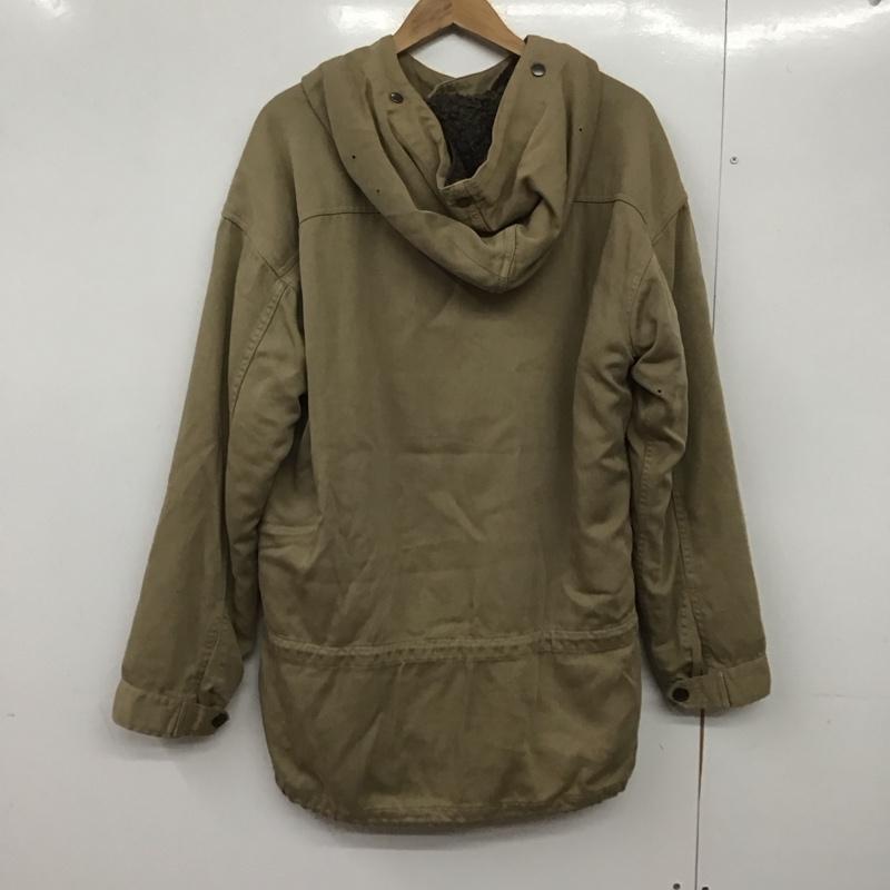カバンドズッカ CABANE de ZUCCa ジャケット、上着 ジャンパー、ブルゾン ジップアップジャケット アウター ロングジャケットパーカー L 無地 ベージュ / ベージュ /  メンズ USED 古着 中古 10145319