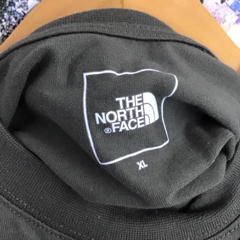 ザノースフェイス THE NORTH FACE Tシャツ 半袖 nt32436 ショートスリーブヨセミテシーナリーティーTシャツ プリントTシャツ XL ロゴ、文字 カーキ / カーキ /  メンズ USED 古着 中古 10130304