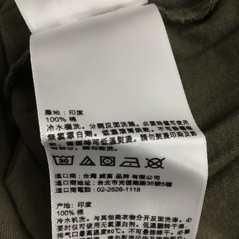 ティンバーランド Timberland Tシャツ 半袖 半袖カットソー プリントTシャツ クルーネックカットソー L ロゴ、文字 カーキ / カーキ /  メンズ USED 古着 中古 10141874