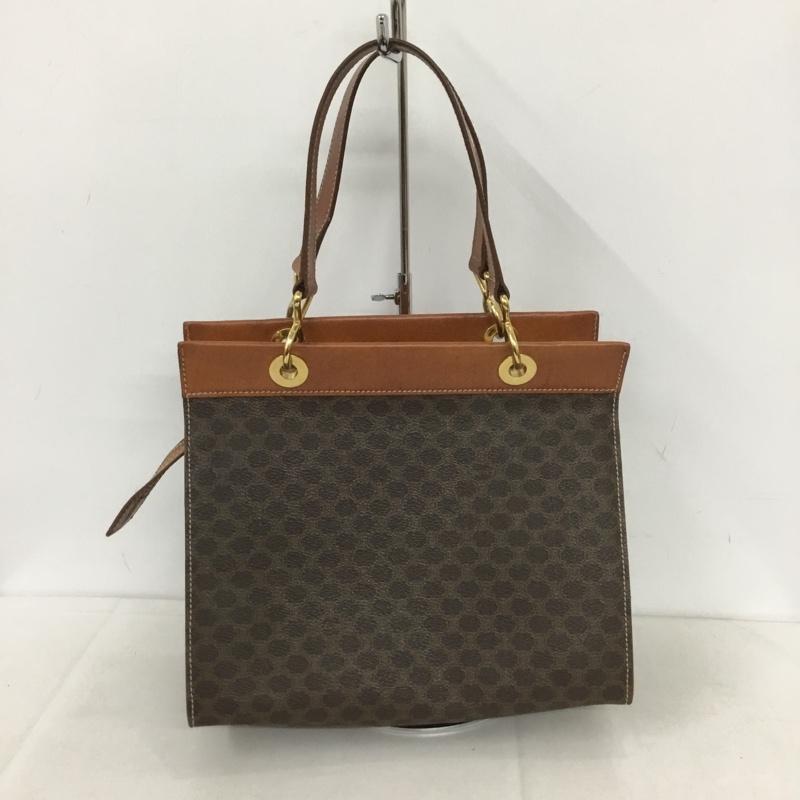 セリーヌ CELINE ハンドバッグ ハンドバッグ OLD マカダム スクエア 総柄 茶 / ブラウン /  レディース USED 古着 中古 10139101