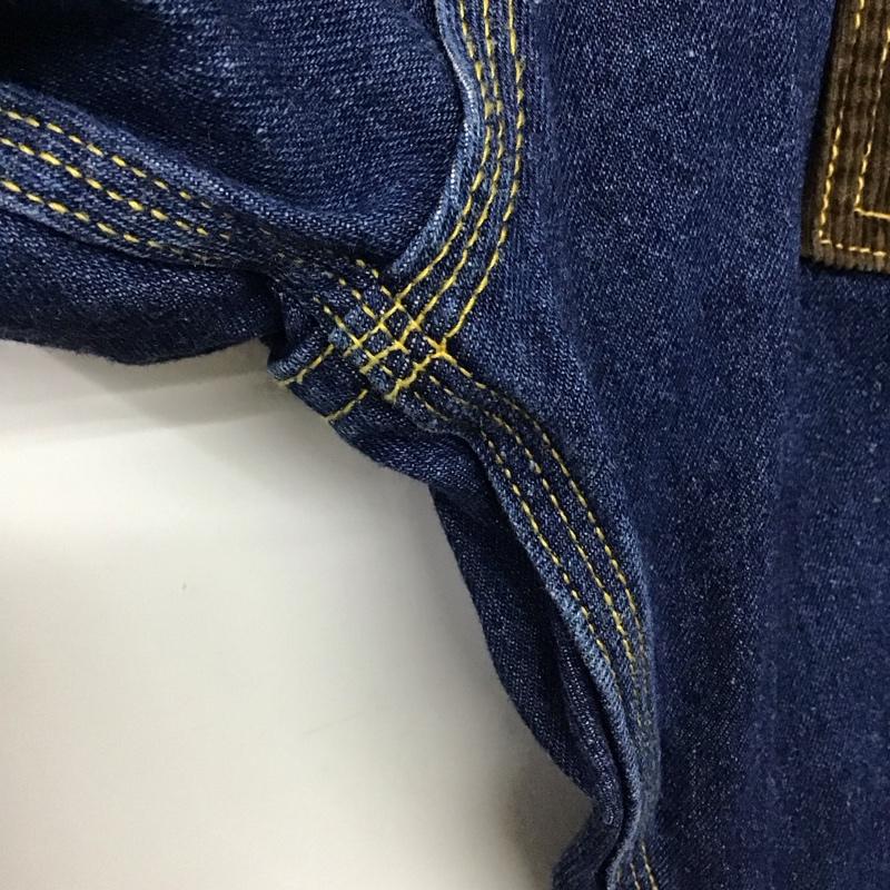 チャムス CHUMS パンツ デニム、ジーンズ デニムパンツ ワイドパンツ カジュアルパンツ L 無地 インディゴ / インディゴ /  メンズ USED 古着 中古 10147550
