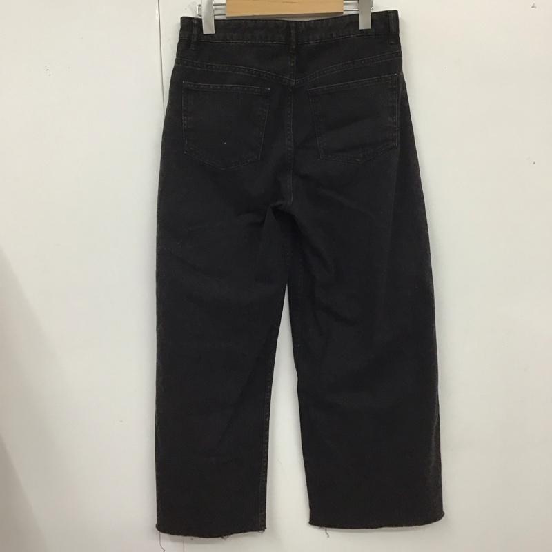 ザラ ZARA パンツ デニム、ジーンズ 36 無地 黒 / ブラック /  レディース USED 古着 中古 10121556