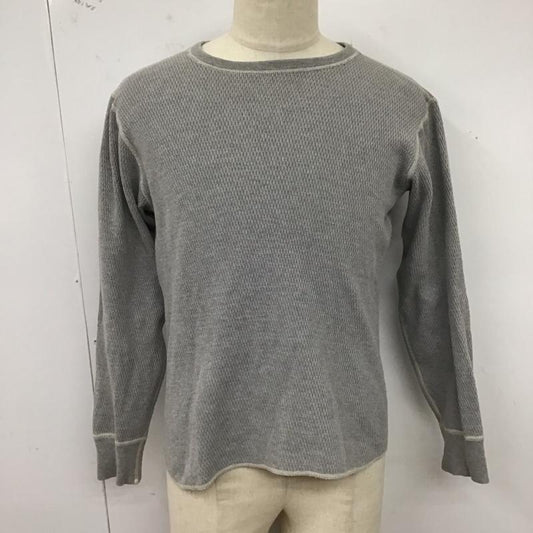 バズリクソンズ Buzz Rickson s カットソー 長袖 長袖カットソー 無地カットソー クルーネック M 無地 灰 / グレー /  メンズ USED 古着 中古 10125119