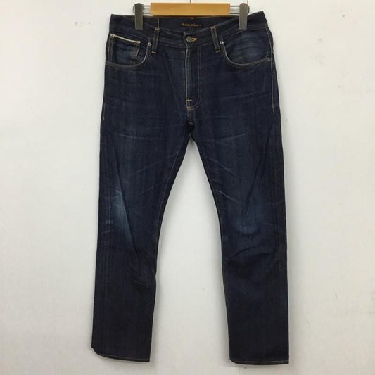 ヌーディージーンズ Nudie Jeans パンツ デニム、ジーンズ デニムパンツ スリムパンツ ストレッチパンツ ジーンズ 32インチ 無地 インディゴ / インディゴ /  メンズ USED 古着 中古 10117106
