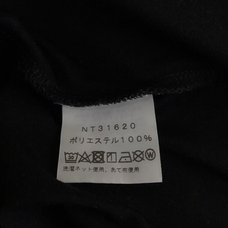 ザノースフェイス THE NORTH FACE Tシャツ 半袖 NT31620 クルーネック プリント L ロゴ、文字 黒 / ブラック /  メンズ USED 古着 中古 10115600