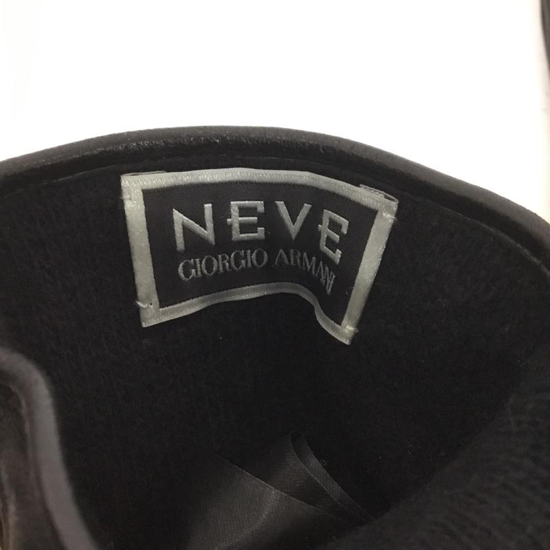ジョルジオアルマーニ GIORGIO ARMANI ファッション小物 手袋 NEVE グローブ ロゴ、文字 黒 / ブラック /  メンズ USED 古着 中古 10142729