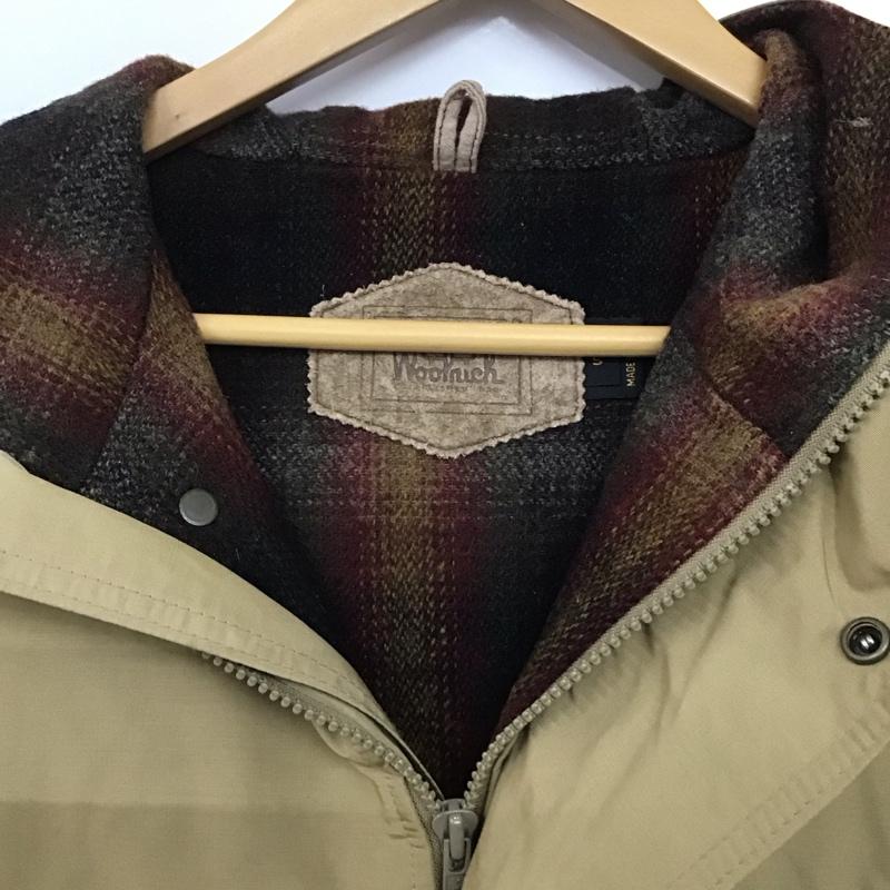 ウールリッチ WOOLRICH ジャケット、上着 ジャンパー、ブルゾン ジップアップジャケット アウター 古着 S 無地 ベージュ / ベージュ /  メンズ USED 古着 中古 10145111
