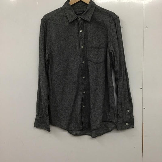 ナノベース nano base シャツ、ブラウス 長袖 長袖シャツ 無地シャツ カラーシャツ L 無地 灰 / グレー /  メンズ USED 古着 中古 10139297