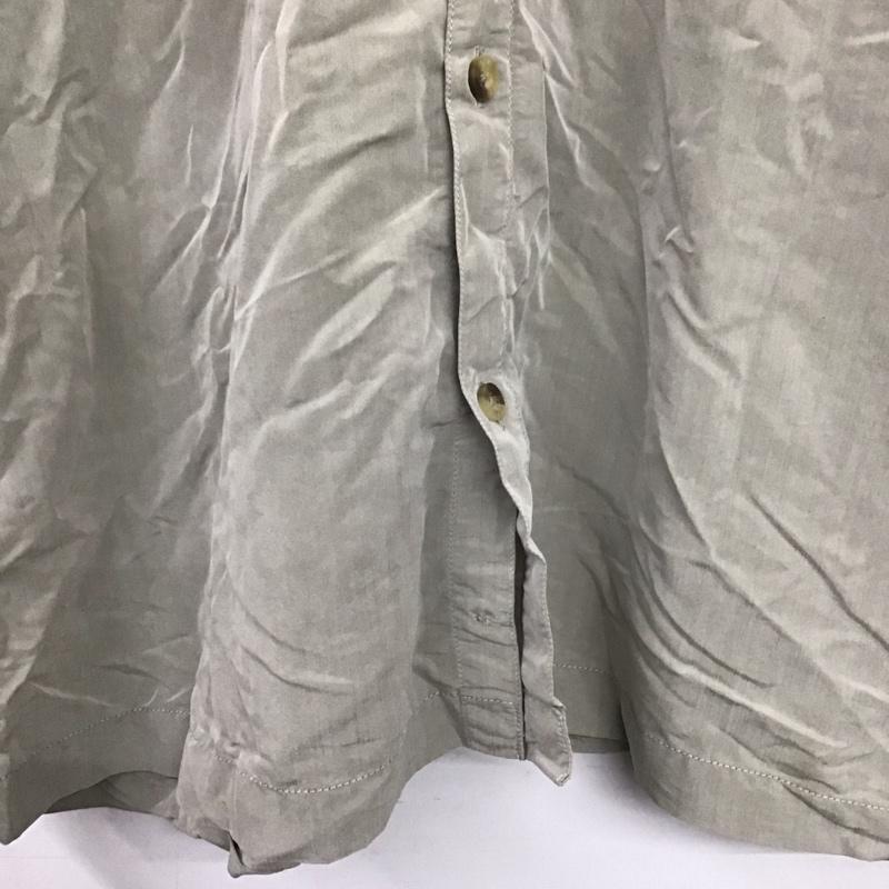 ザノースフェイス THE NORTH FACE シャツ、ブラウス 半袖 半袖シャツ 無地シャツ ポケットシャツ L 無地 灰 / グレー /  メンズ USED 古着 中古 10138559