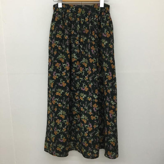 アースミュージックアンドエコロジー earth music&ecology スカート ロングスカート FREE 花柄 緑 / グリーン /  レディース USED 古着 中古 10137713