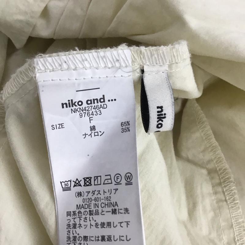 ニコアンド niko and... ベスト ベスト ベスト ノースリーブカットソー FREE 無地 オフホワイト / オフホワイト /  レディース USED 古着 中古 10145375