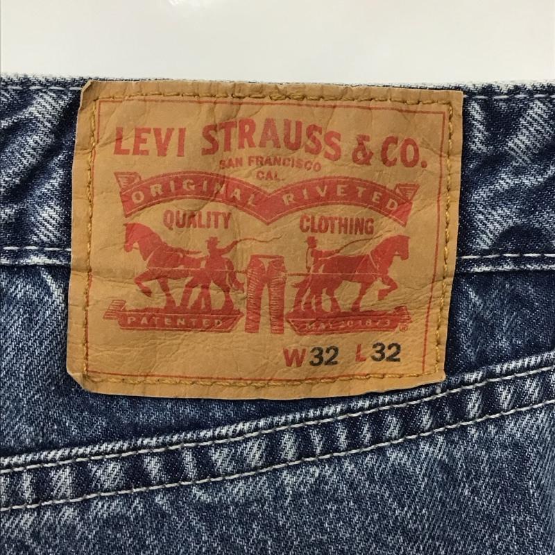 リーバイストラウスアンドコー Levi Strauss & co. パンツ デニム、ジーンズ デニムパンツ ワーカージーンズ カジュアルパンツ ストレートパンツ 32インチ 無地 インディゴ / インディゴ /  メンズ USED 古着 中古 10107247