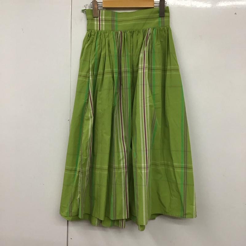 ビームスボーイ BEAMS BOY スカート ロングスカート  黄緑 / イエローグリーン /  レディース USED 古着 中古 10129735