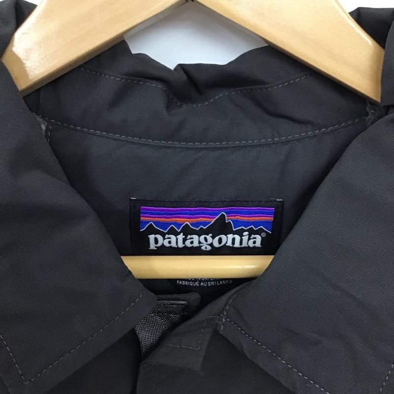 パタゴニア patagonia ジャケット、上着 ジャケット、ブレザー ナイロンジャケット カジュアルジャケット アウター L ロゴ、文字 黒 / ブラック /  メンズ USED 古着 中古 10129604