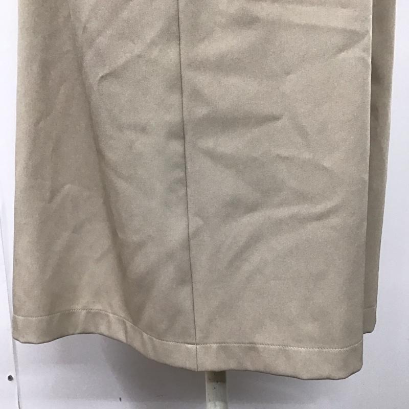エヌナチュラルビューティーベーシック N.NATURALBEAUTYBASIC スカート ロングスカート 166-1120352 バックスリット M 無地 ベージュ / ベージュ /  レディース USED 古着 中古 10123076