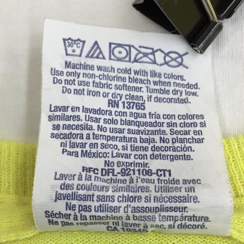 ユーズドクロージング used clothes Tシャツ 半袖 XXL プリント X ロゴ、文字 黄 / イエロー /  メンズ USED 古着 中古 10133848