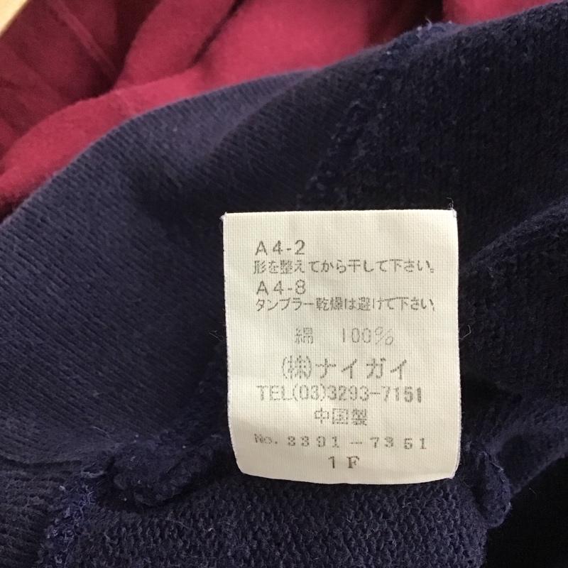 ポロバイラルフローレン Polo by RALPH LAUREN パーカー 長袖 ジップアップパーカー 長袖パーカー カジュアルジャケット 160cm ロゴ、文字 紺 / ネイビー /  ボーイズ USED 古着 中古 10132662