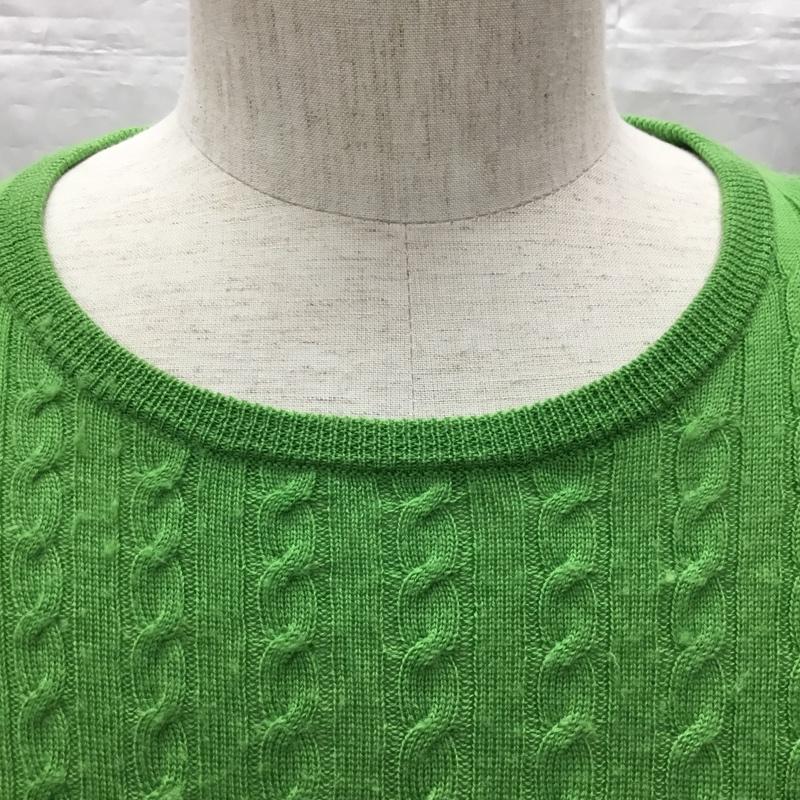 ブルーレーベル・クレストブリッジ BLUE LABEL CRESTBRIDGE ニット、セーター 長袖 3 無地 緑 / グリーン /  メンズ USED 古着 中古 10121815
