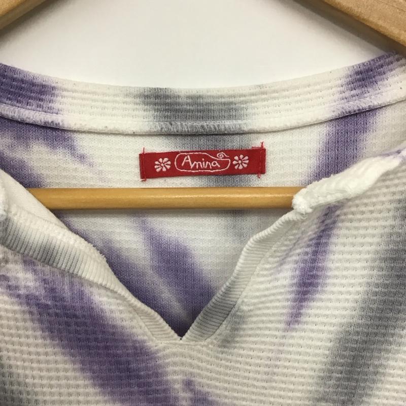 アミナ Amina カットソー 長袖  マルチカラー / マルチカラー /  レディース USED 古着 中古 10140011