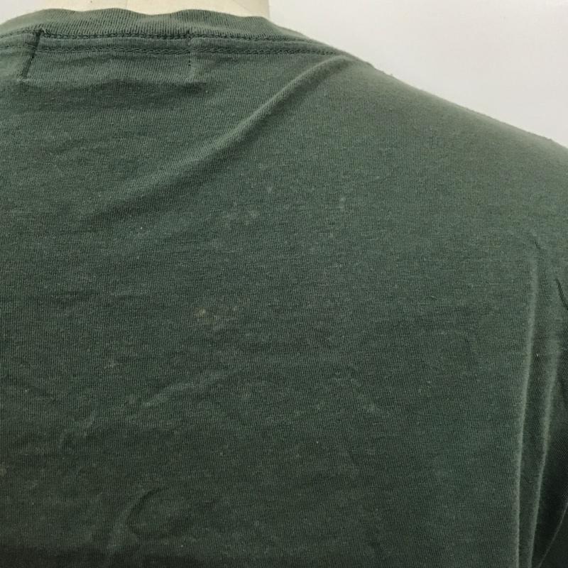 ヒステリックグラマー HYSTERIC GLAMOUR Tシャツ 半袖 半袖カットソー プリントTシャツ Vネックカットソー L プリント 緑 / グリーン /  メンズ USED 古着 中古 10124351