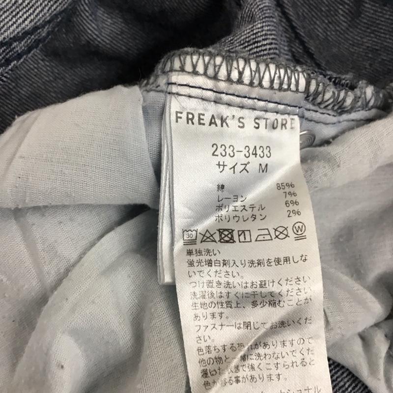 フリークスストア FREAK S STORE パンツ デニム、ジーンズ デニムパンツ ストレートパンツ ワイドパンツ カジュアルパンツ M 無地 インディゴ / インディゴ /  レディース USED 古着 中古 10114453