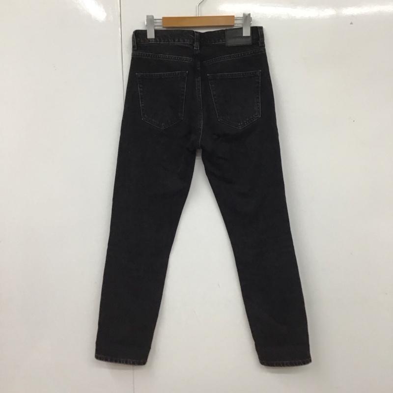 ザラ ZARA パンツ デニム、ジーンズ デニムパンツ スリムパンツ ストレッチパンツ ジーンズ 36 無地 黒 / ブラック /  レディース USED 古着 中古 10117411