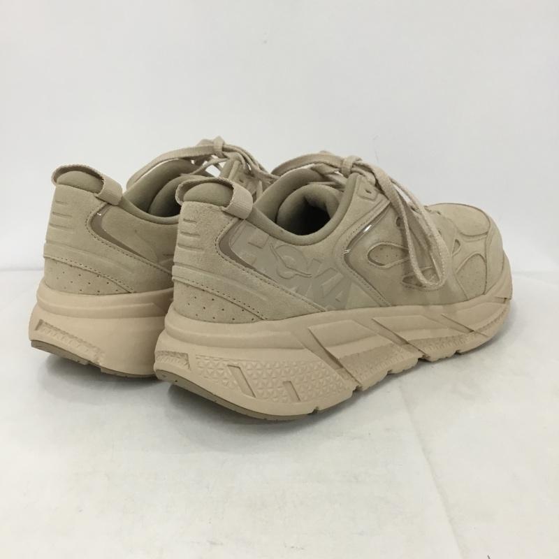 ホカ HOKA スニーカー スニーカー 1122571 CLIFTON L SUEDE 30cm 箱有 30.0cm ロゴ、文字 ベージュ / ベージュ /  メンズ USED 古着 中古 10134535