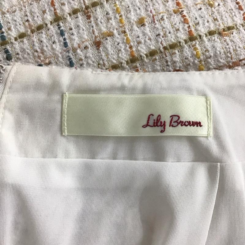 リリー ブラウン Lily Brown スカート ミニスカート LWFS184094 ツイードスカート 0  マルチカラー / マルチカラー /  レディース USED 古着 中古 10144017